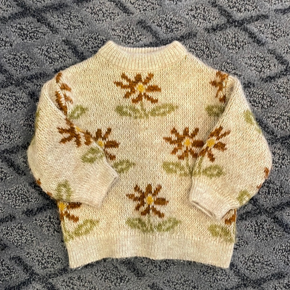 Zara Flower Sweater